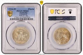 1934-35 Florin Centennial MS62