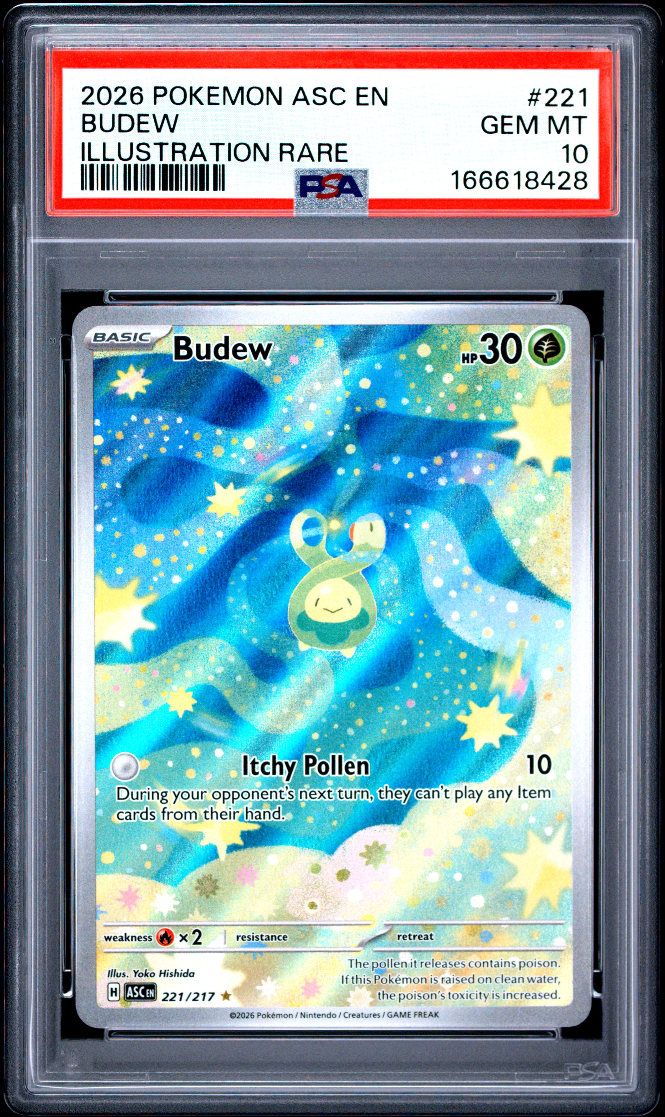 2026 #221 Budew PSA 10 Asc EN-Ascended Heroes