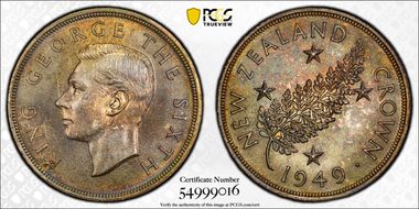 1949 Crown KM-22  Ag MS65
