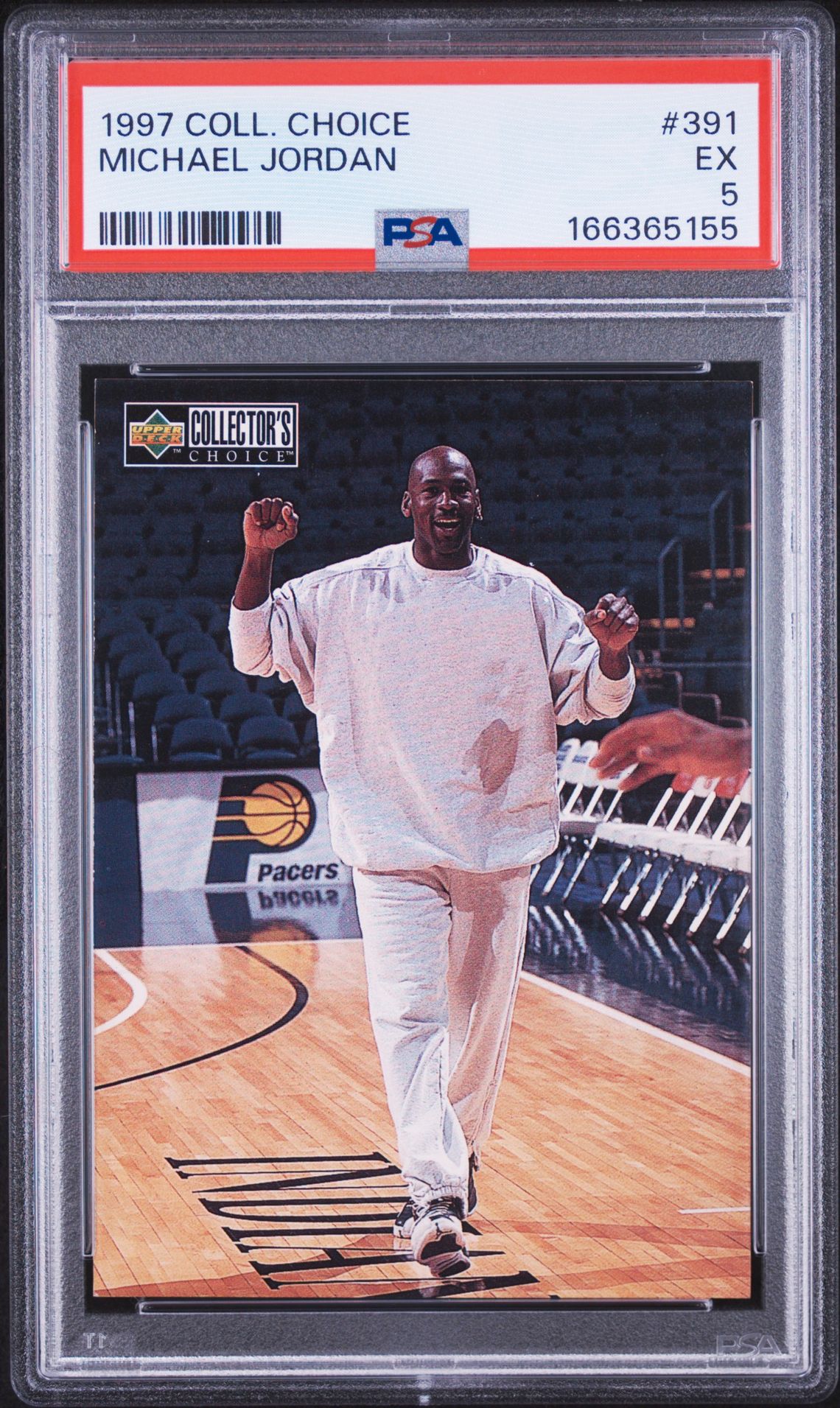 1997 Collector's Choice Michael Jordan #391 Ex 5 front