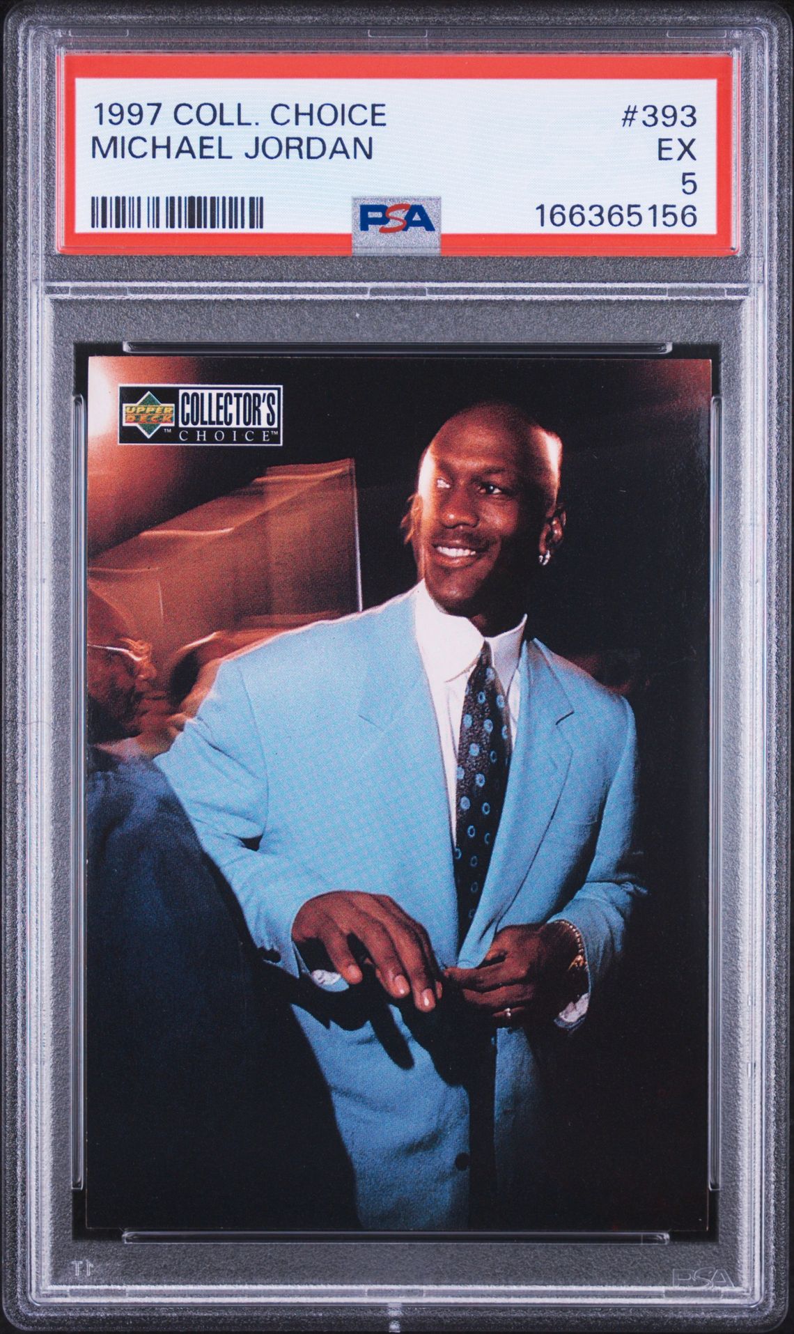 1997 Collector's Choice Michael Jordan #393 Ex 5 front