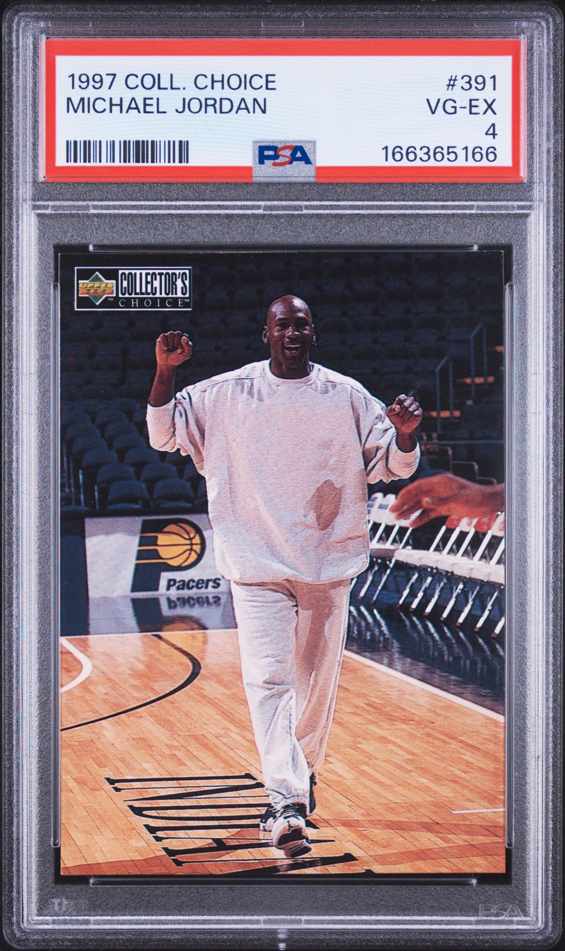 1997 Collector's Choice Michael Jordan #391 Vg-Ex 4 front