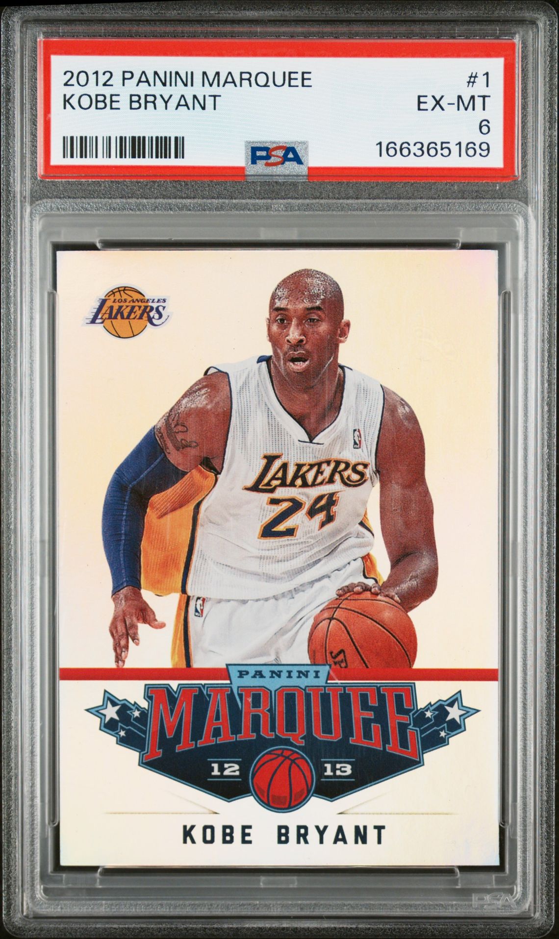 2012 Panini Marquee Kobe Bryant #1 Ex-Mt 6 front