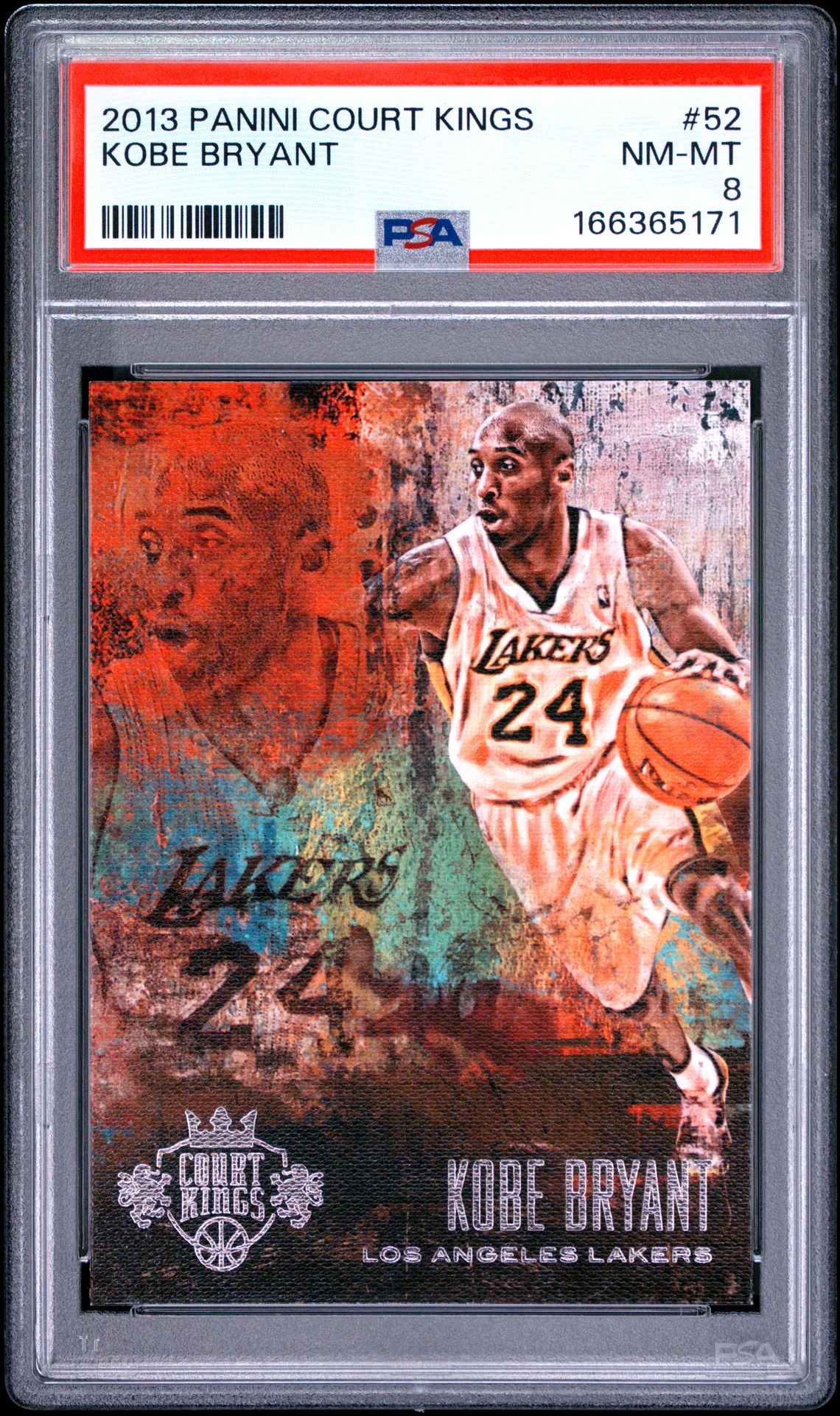 2013 Panini Court Kings Kobe Bryant #52 Nm-Mt 8 front