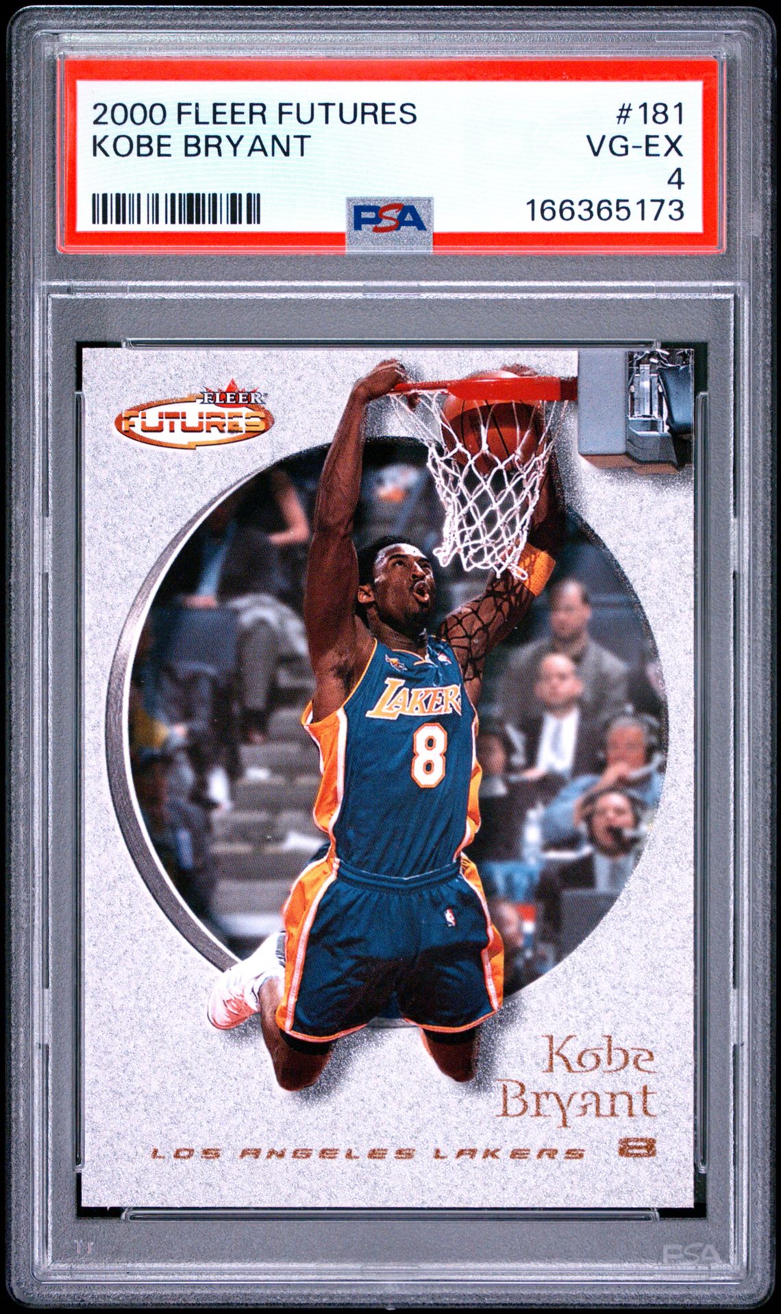 2000 Fleer Futures Kobe Bryant #181 Vg-Ex 4 front