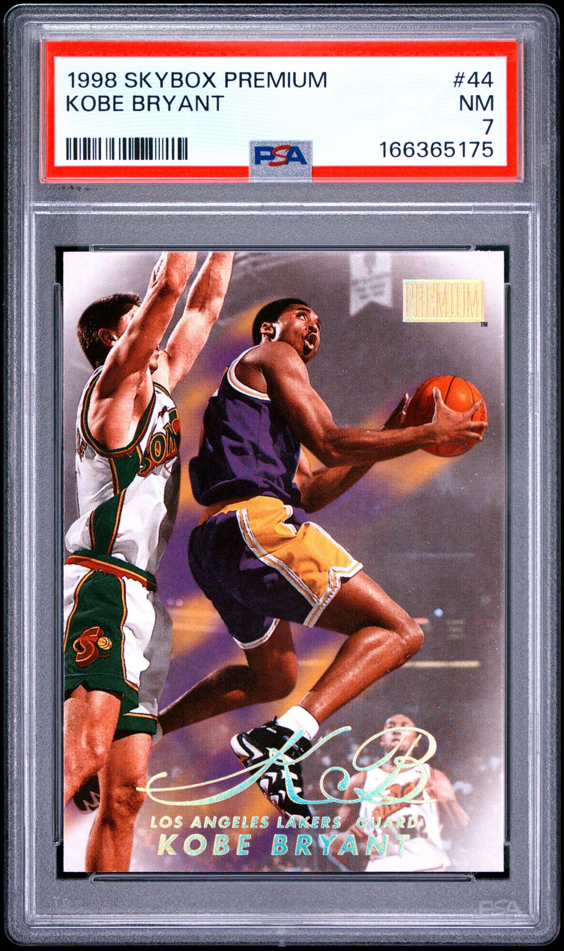 1998 Skybox Premium Kobe Bryant #44 Nm 7 front