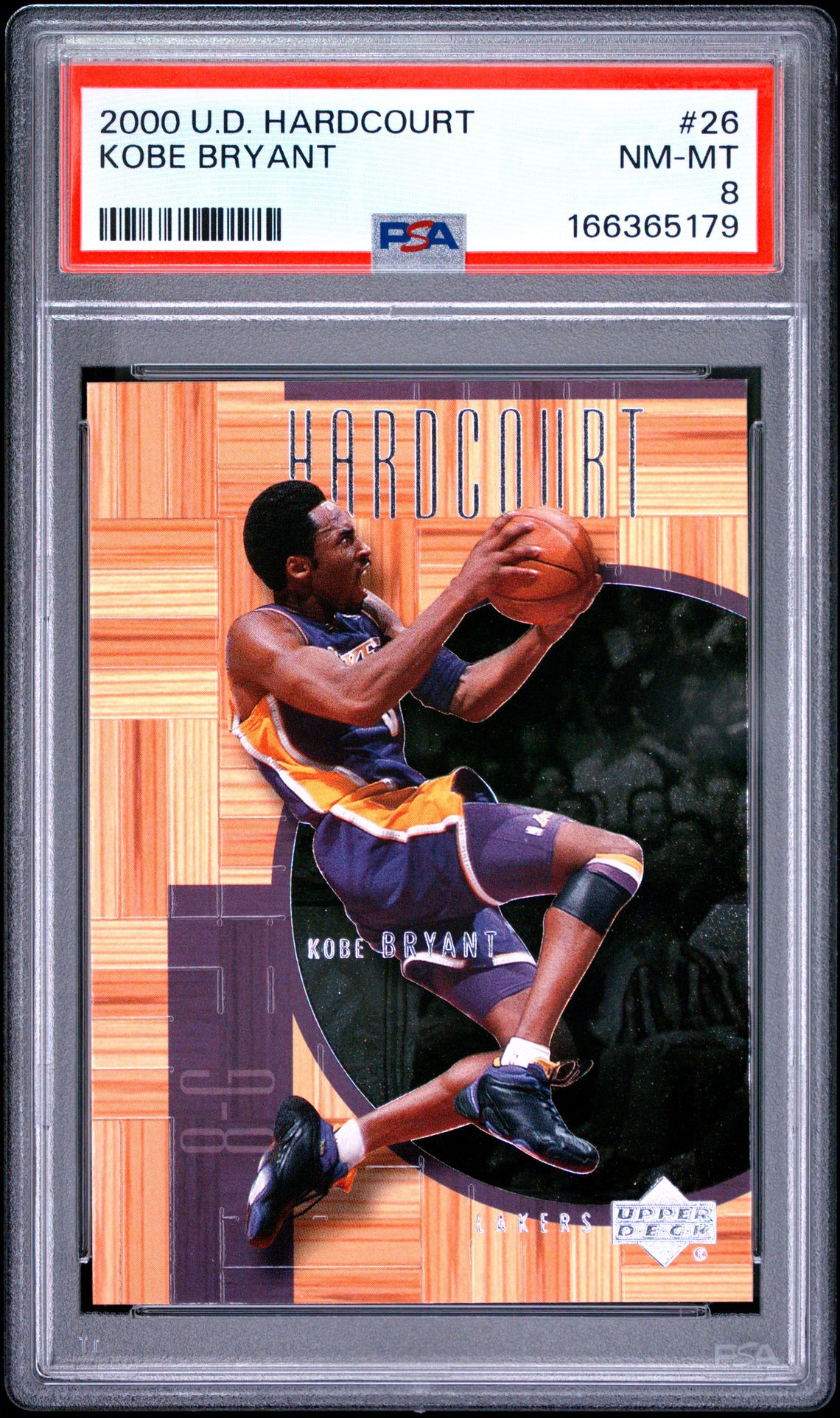 2000 Upper Deck Hardcourt Kobe Bryant #26 Nm-Mt 8 front