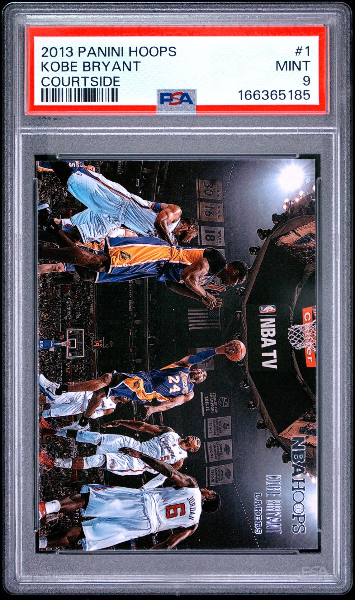 2013 Panini Hoops Courtside Kobe Bryant #1 (Courtside) Mint 9 front