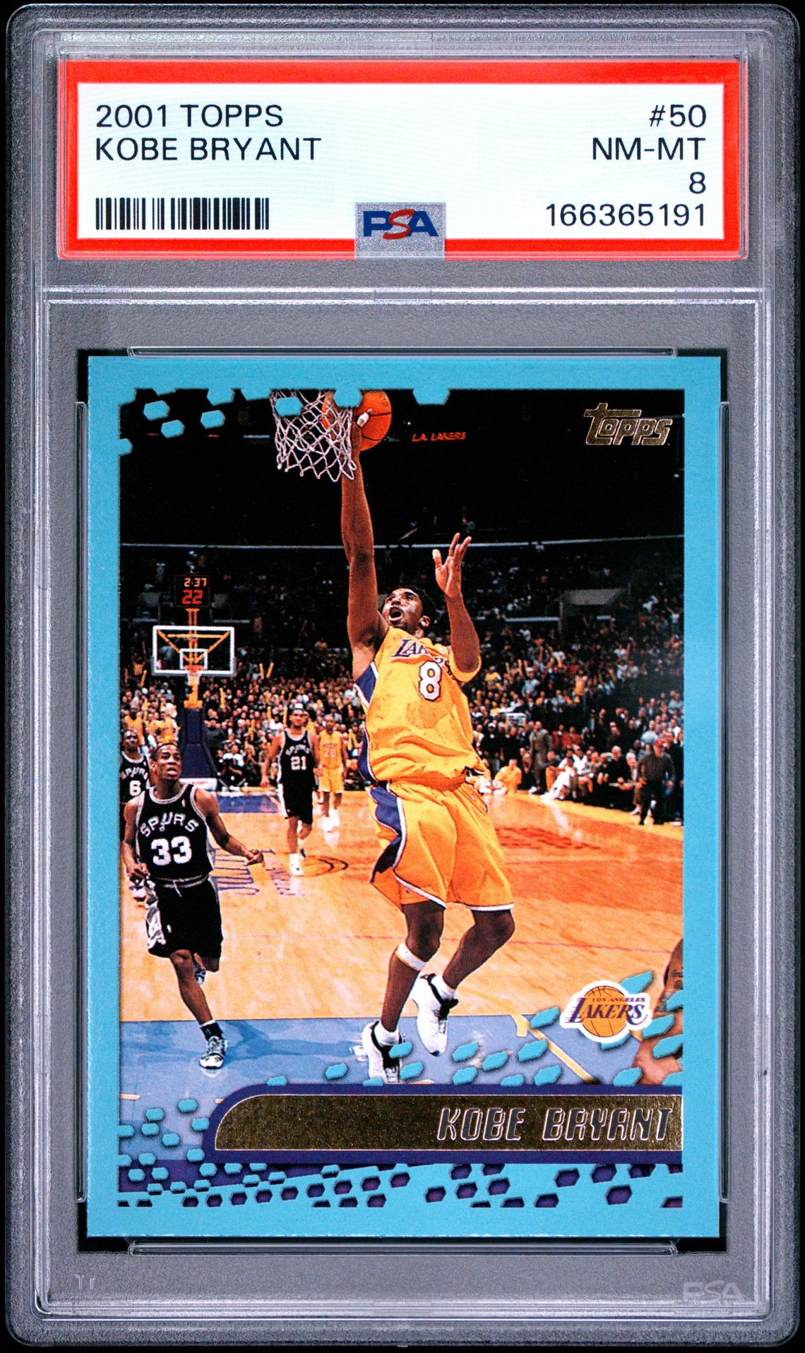 2001 Topps Kobe Bryant #50 Nm-Mt 8 front