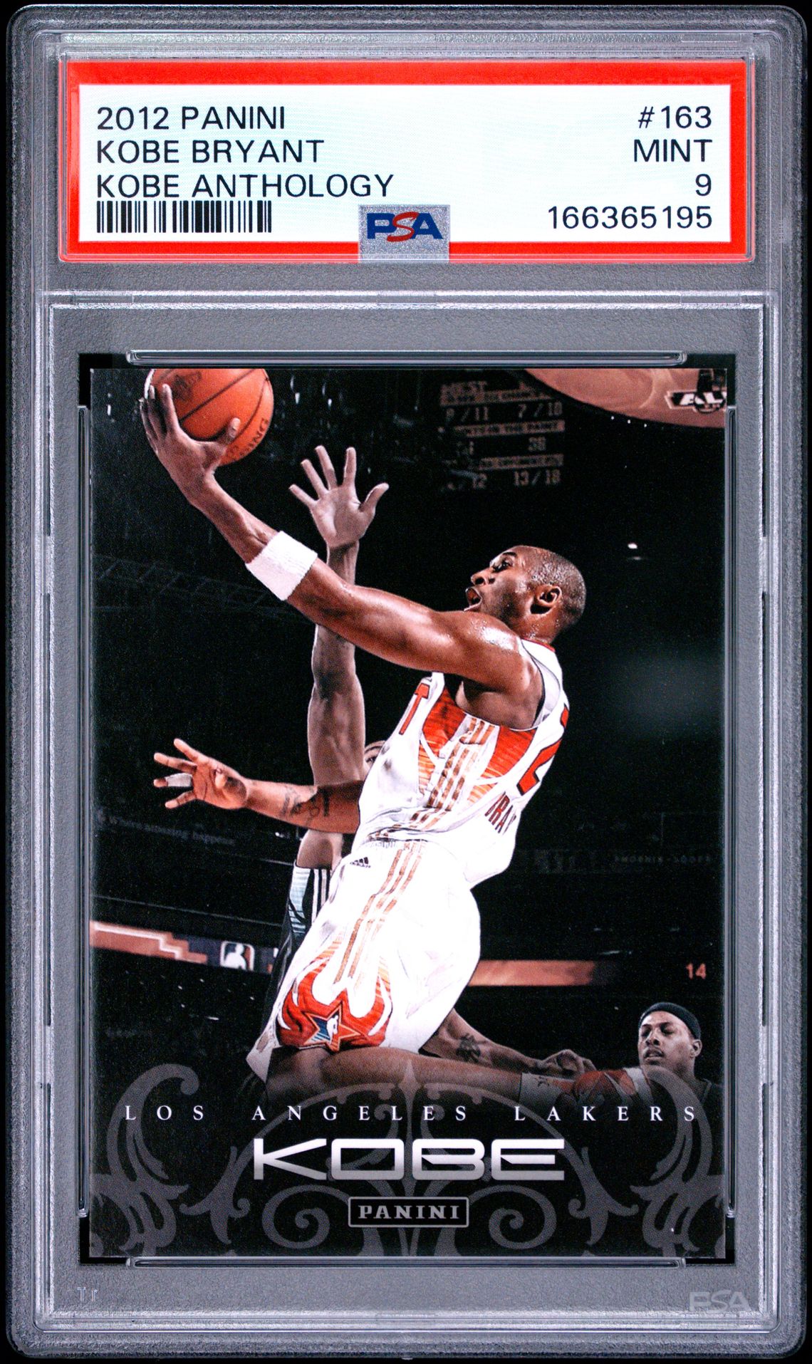 2012 Panini Kobe Anthology Kobe Bryant #163 (Kobe Anthology) Mint 9 front