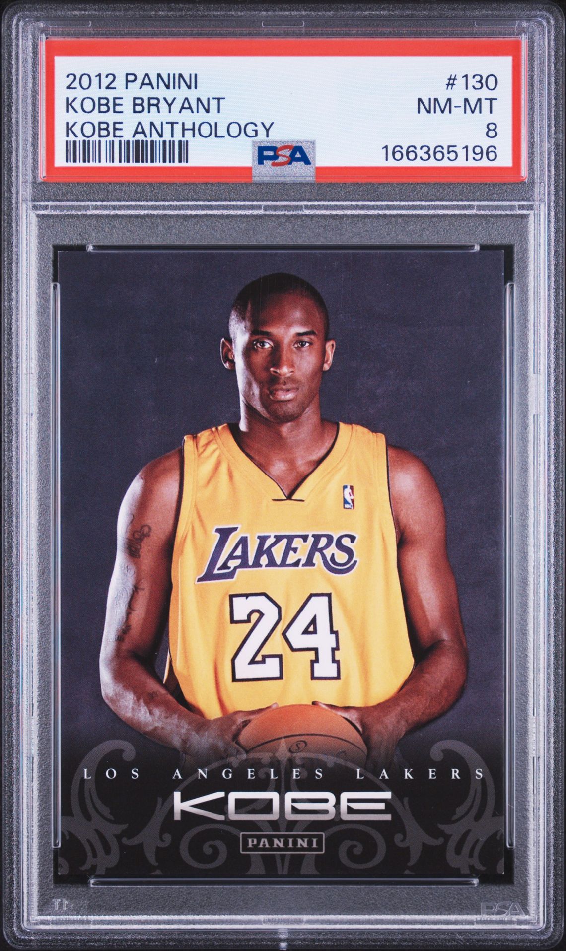 2012 Panini Kobe Anthology Kobe Bryant #130 (Kobe Anthology) Nm-Mt 8 front