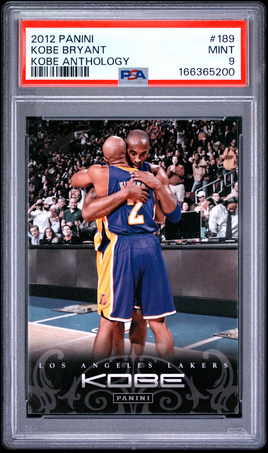 2012 Panini Kobe Anthology Kobe Bryant #189 (Kobe Anthology) Mint 9 front