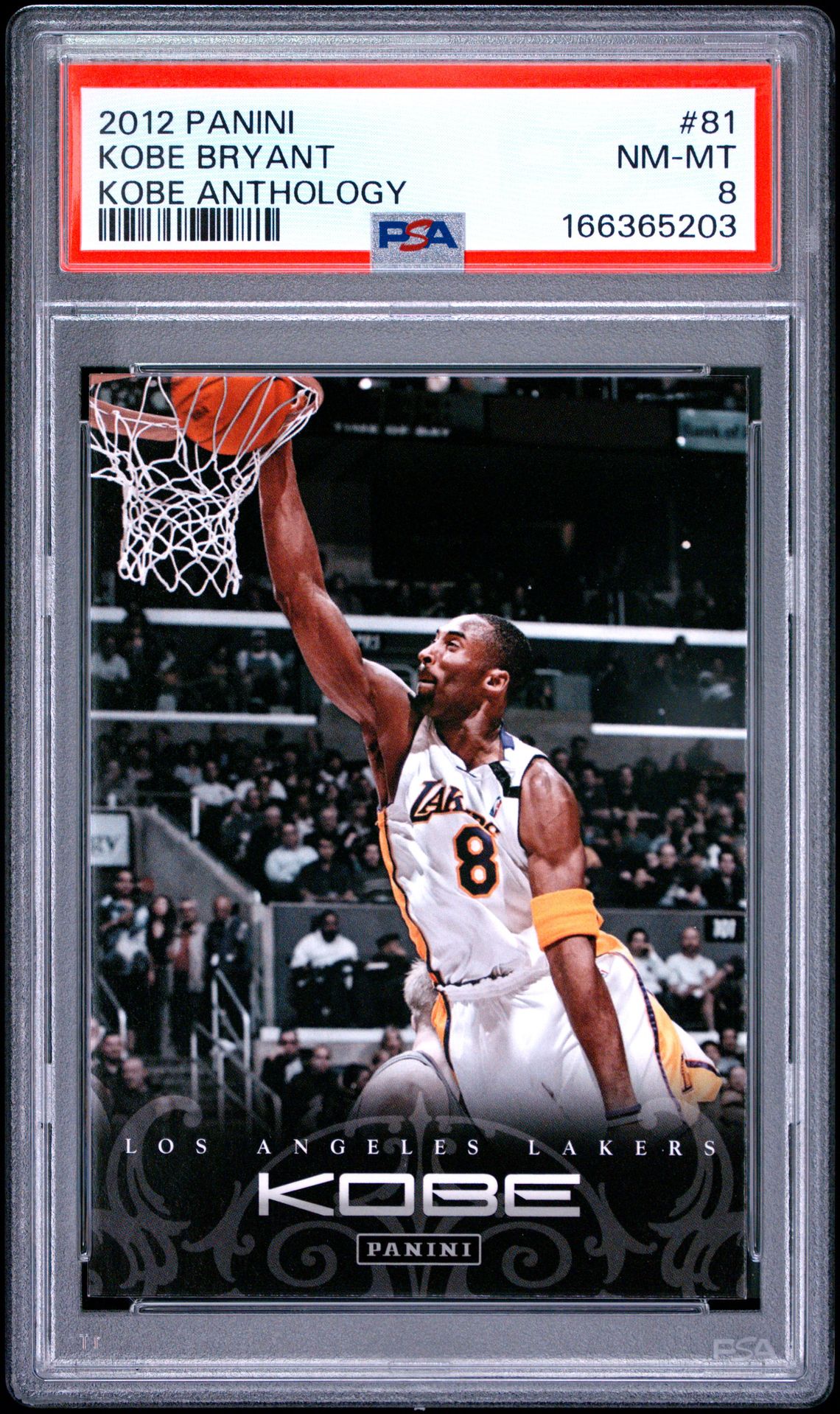 2012 Panini Kobe Anthology Kobe Bryant #81 (Kobe Anthology) Nm-Mt 8 front