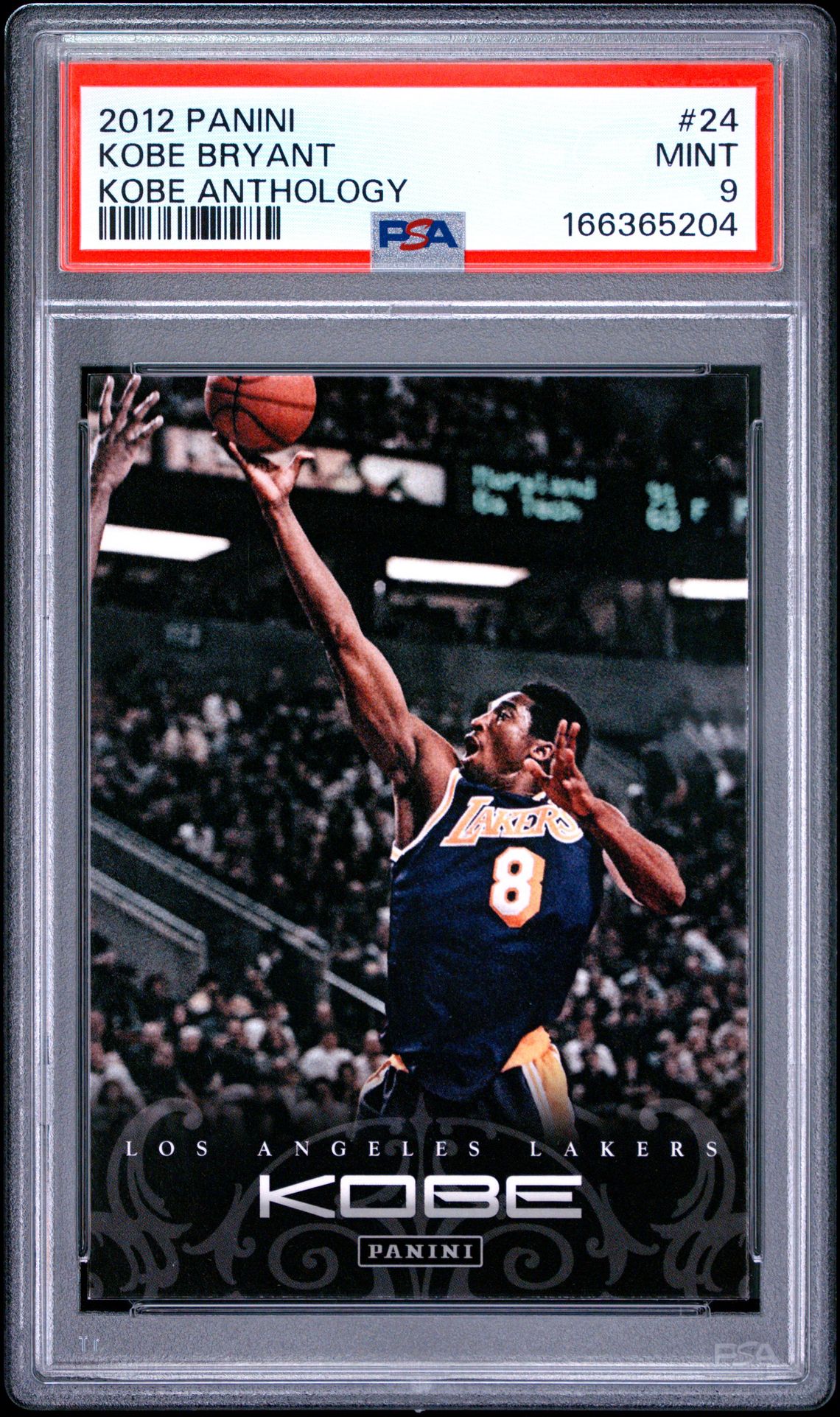 2012 Panini Kobe Anthology Kobe Bryant #24 (Kobe Anthology) Mint 9 front