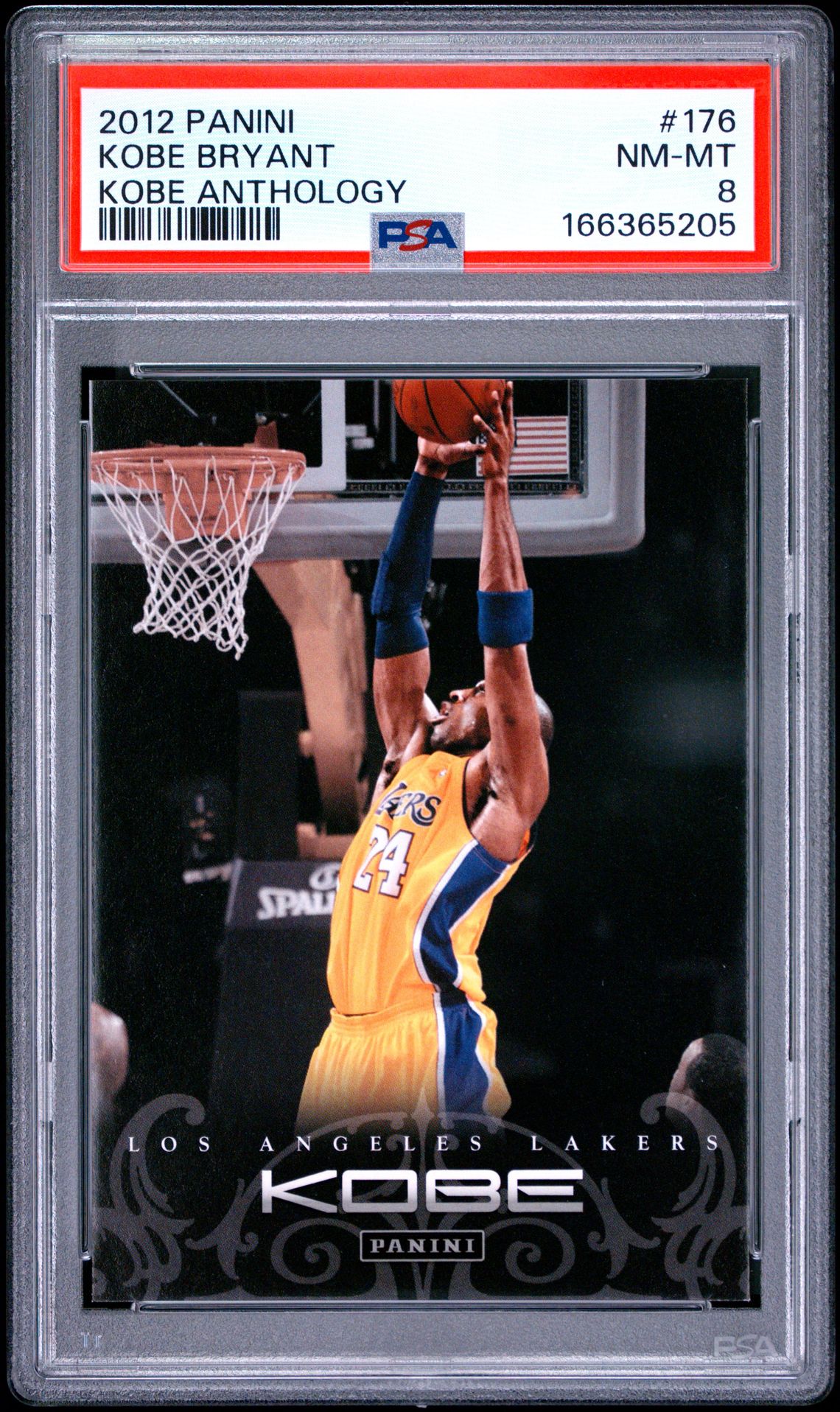 2012 Panini Kobe Anthology Kobe Bryant #176 (Kobe Anthology) Nm-Mt 8 front