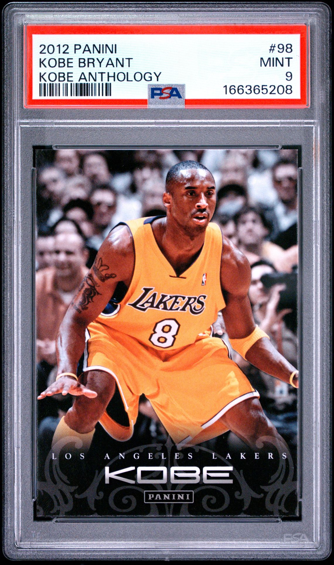 2012 Panini Kobe Anthology Kobe Bryant #98 (Kobe Anthology) Mint 9 front
