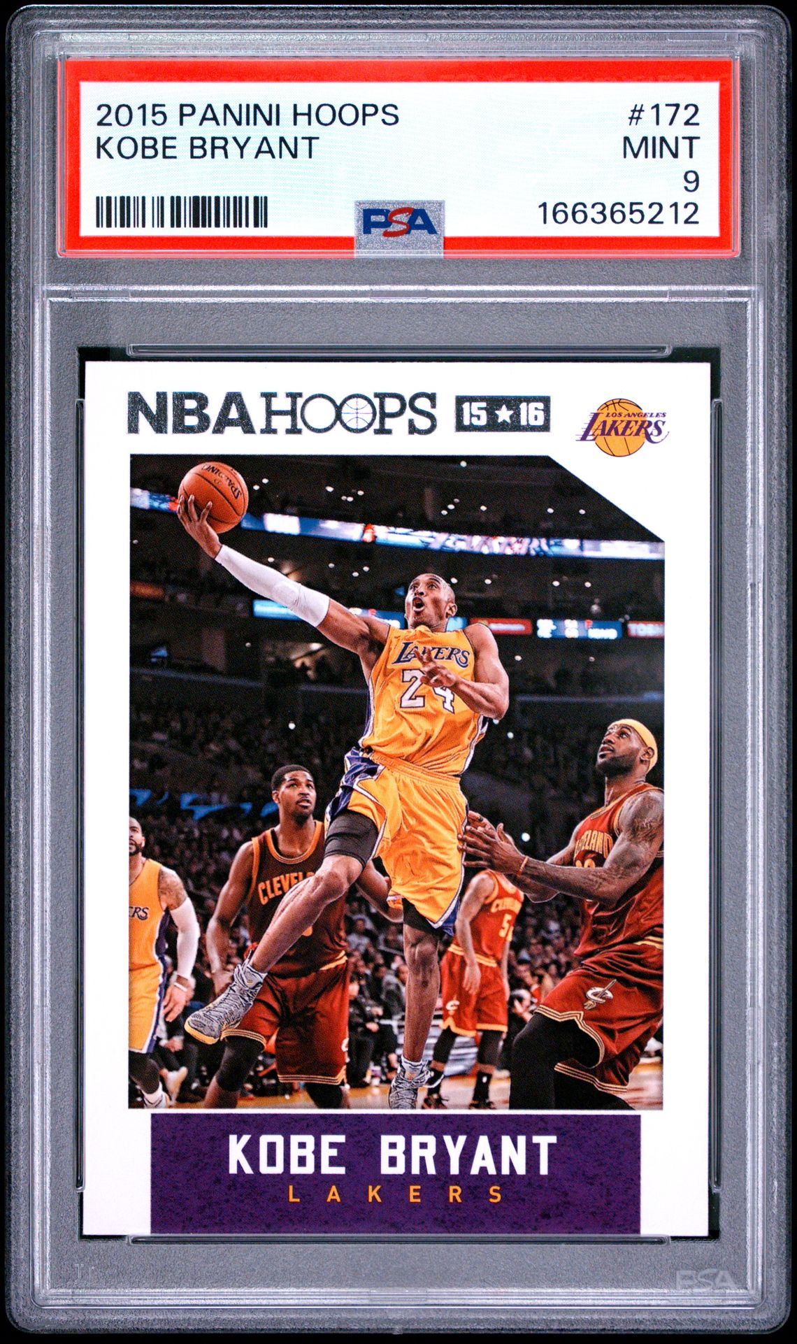 2015 Panini Hoops Kobe Bryant #172 Mint 9 front