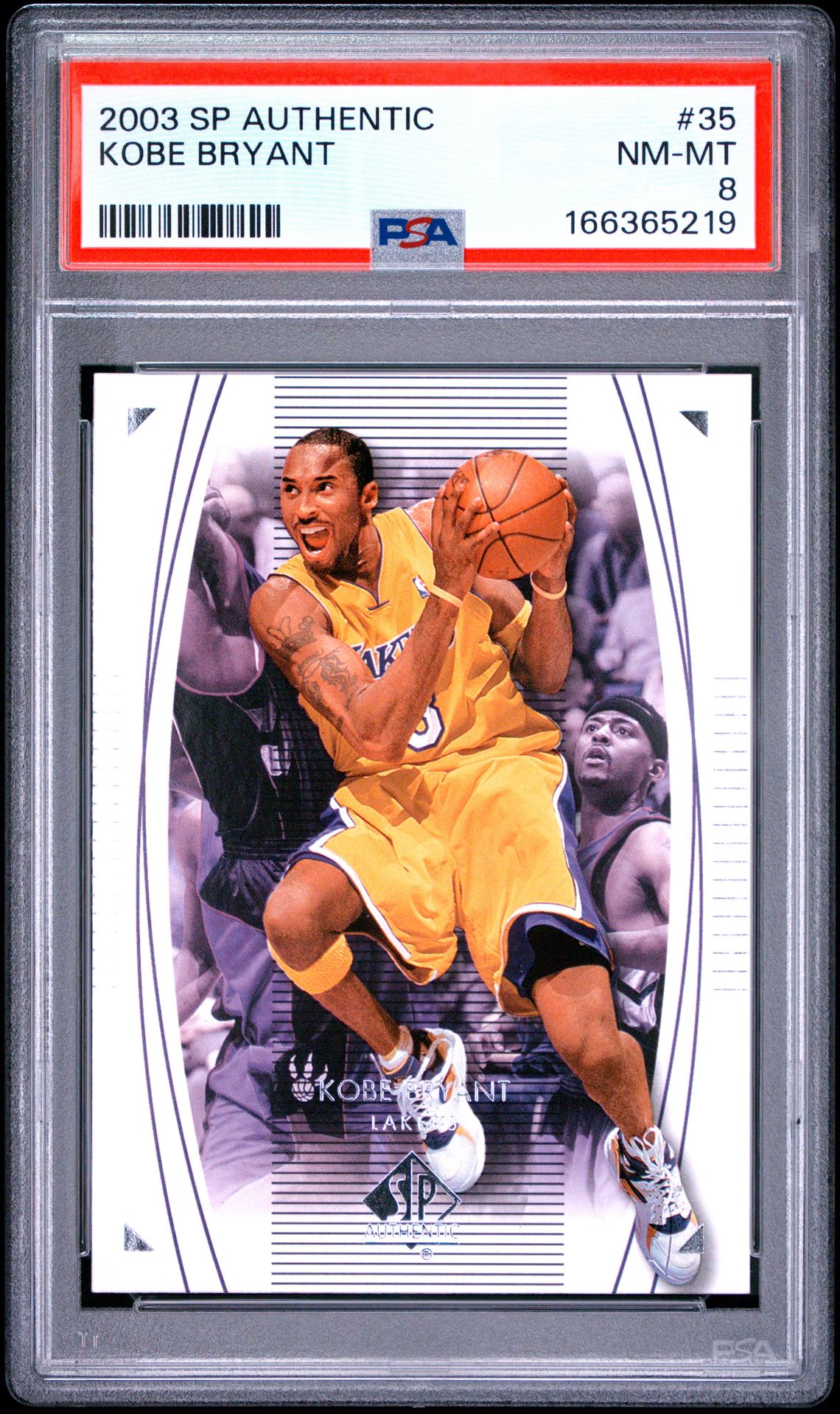 2003 Sp Authentic Kobe Bryant #35 Nm-Mt 8 front