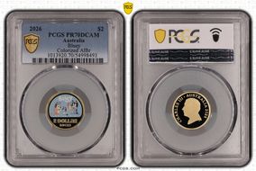 2026 $2 Bluey Colorized AlBr PR70DCAM