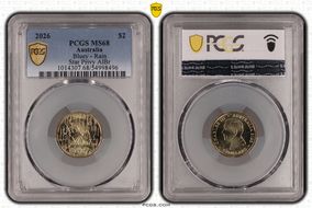 2026 $2 Bluey - Rain Star Privy AlBr MS68