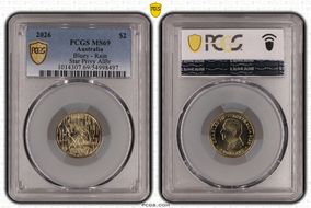2026 $2 Bluey - Rain Star Privy AlBr MS69