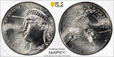 2026-P 50C Enduring Liberty MS67