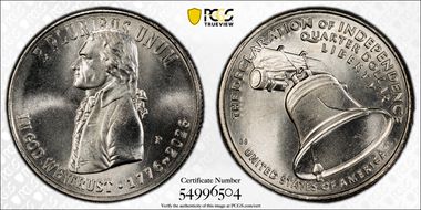 2026-P 25C Declaration of Independence MS67