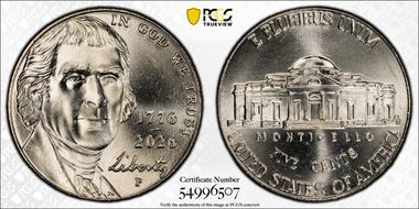 2026-P 5C 1776-2026 MS68FS
