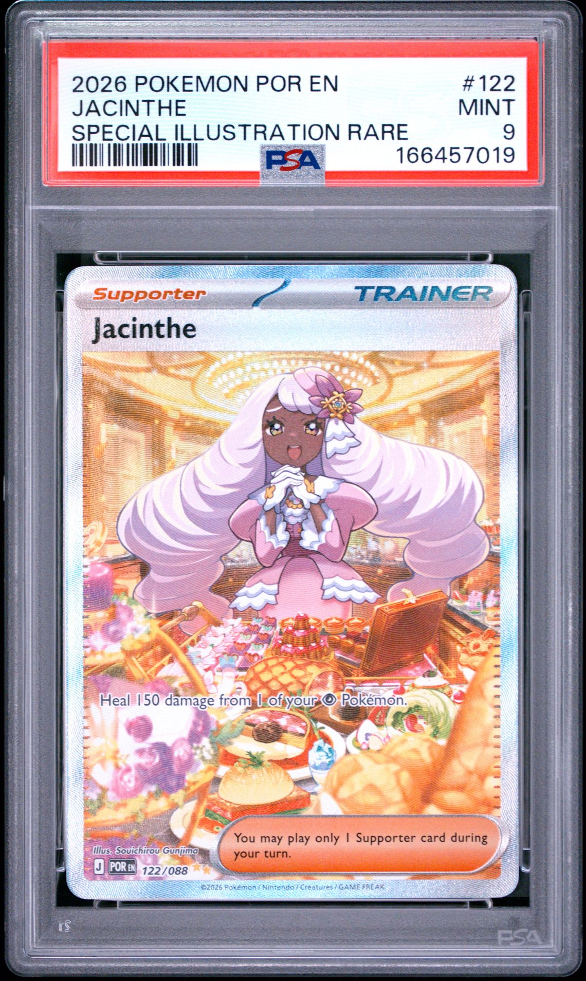 2026 Pokemon Por En-Perfect Order Jacinthe #122 (Special Illustration Rare) Mint 9 front