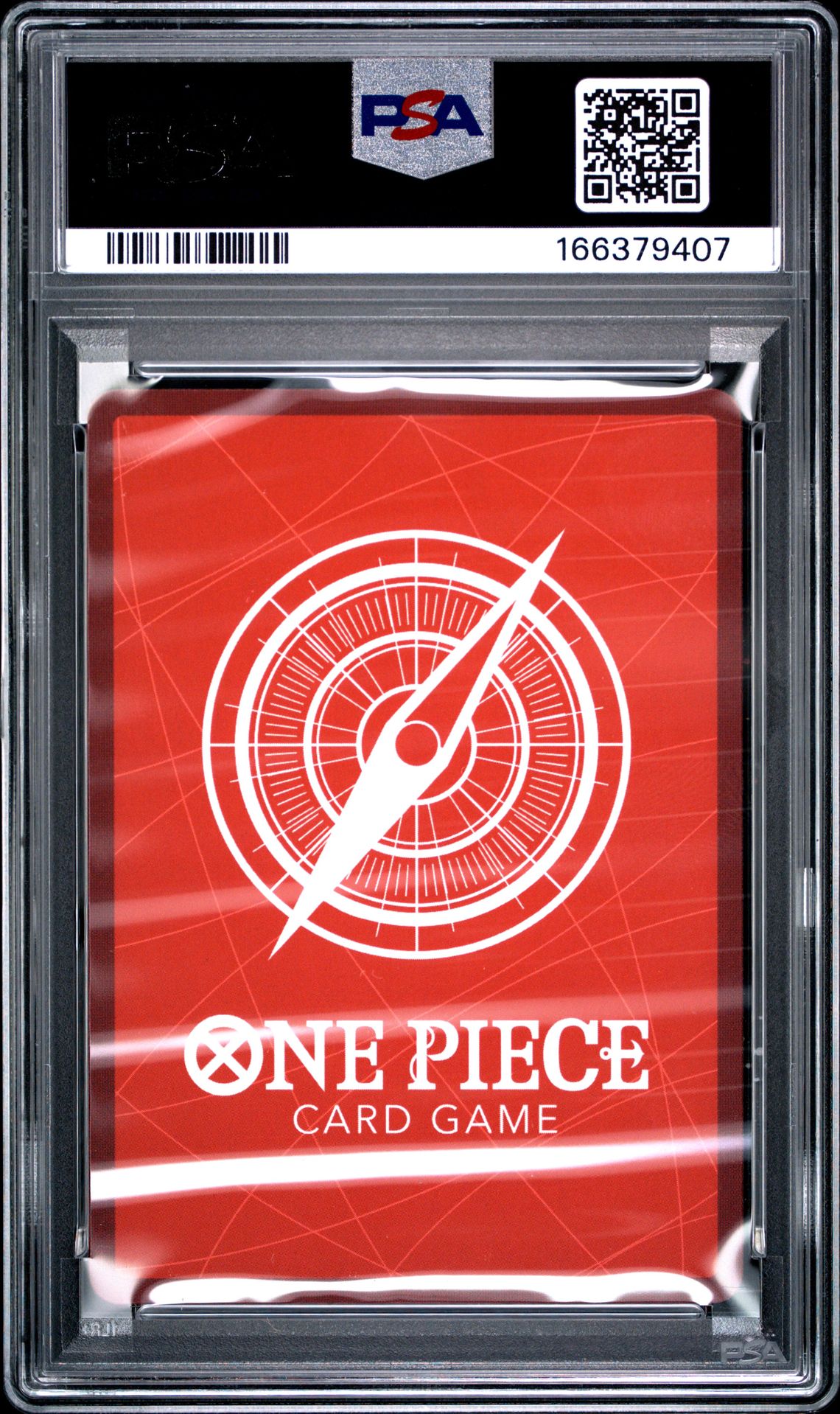 2025 One Piece Starter Deck St21-Ex Gear 5 Monkey D. Luffy #001 (Black & White Alt Art) Gem Mt 10 back view - PSA certificate #166379407