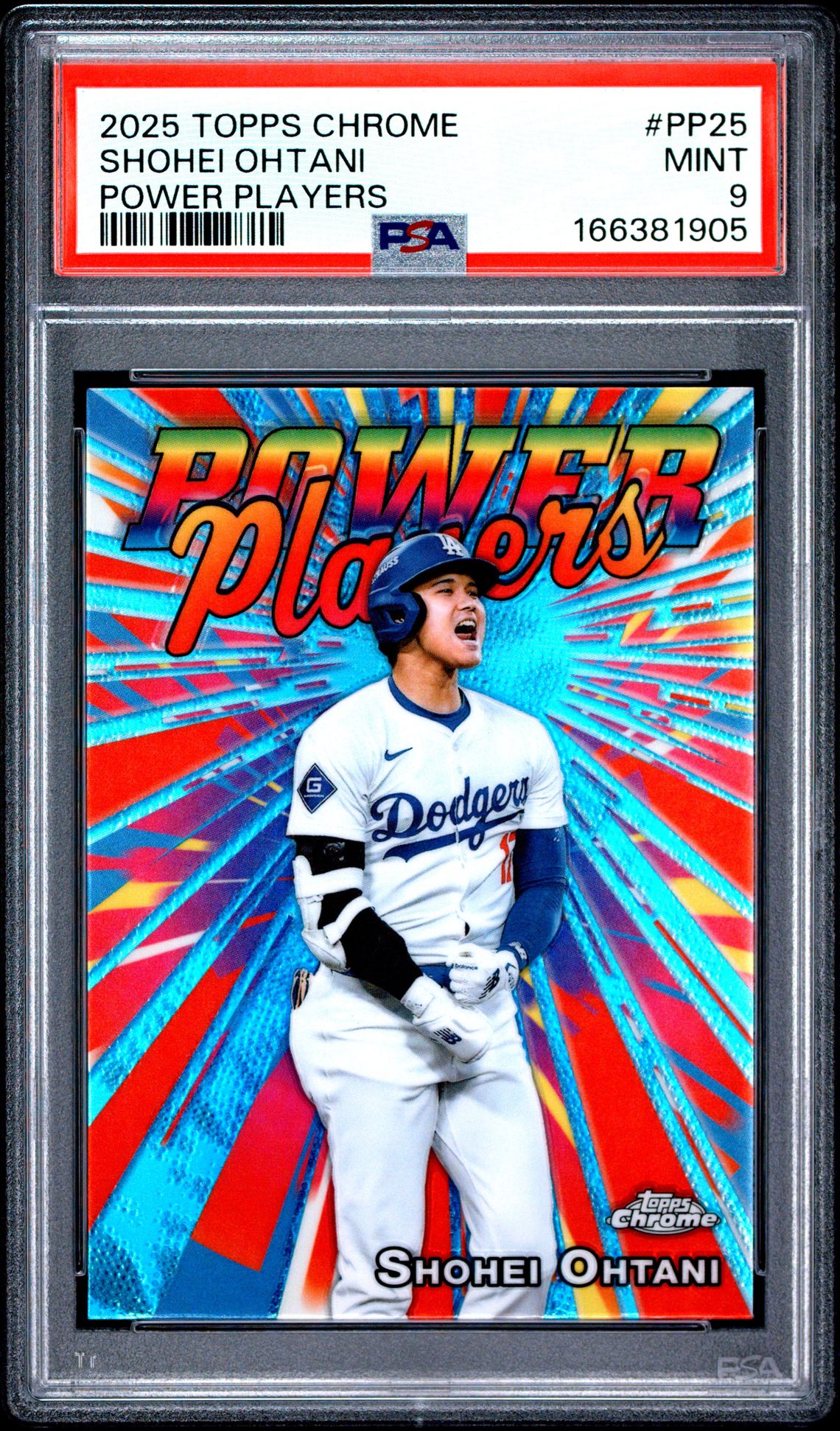 2025 Topps Chrome Power Players Shohei Ohtani #Pp25 Mint 9 front