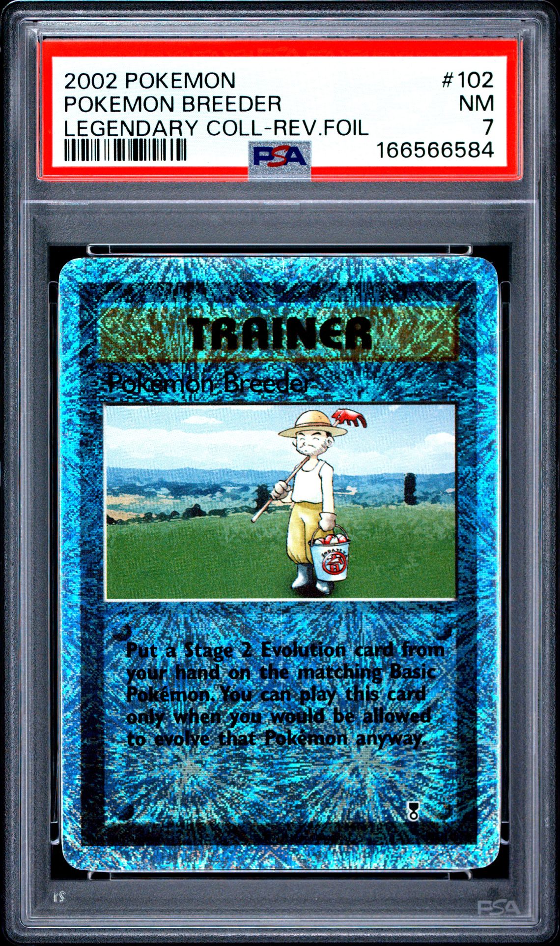 2002 Pokemon Legendary Collection Pokemon Breeder #102 (Legendary Coll-Rev.foil) Nm 7 front