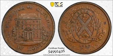 1844 1/2D PC-1B3 BR-527 AU58BN