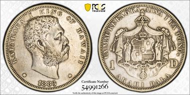 1883 $1 Hawaii N1