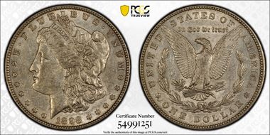 1898 $1 AU53