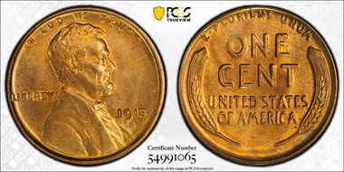 1913-S 1C MS66RD