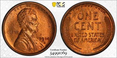 1914-S 1C MS66RD