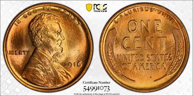 1916 1C MS68RD