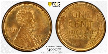 1916-S 1C MS65RD
