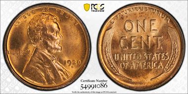 1920-D 1C MS66RD