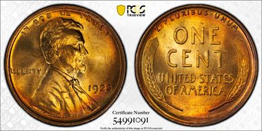 1923 1C MS68RD