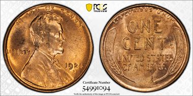1924-D 1C MS65+ RD