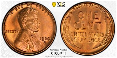 1930-S 1C MS67RD