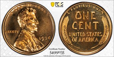 1938 1C PR67+ RD