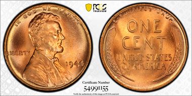 1944 1C MS67+ RD