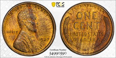 1927 1C MS64RB