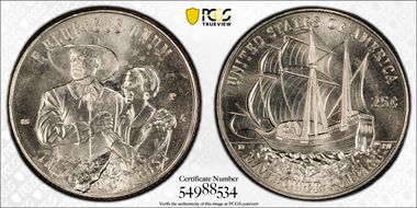 2026-P 25C Mayflower Compact MS65