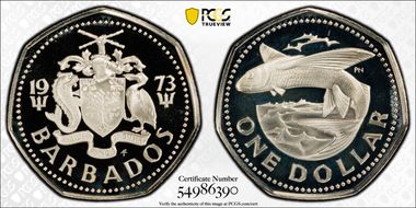 1973-FM $1 PR69DCAM