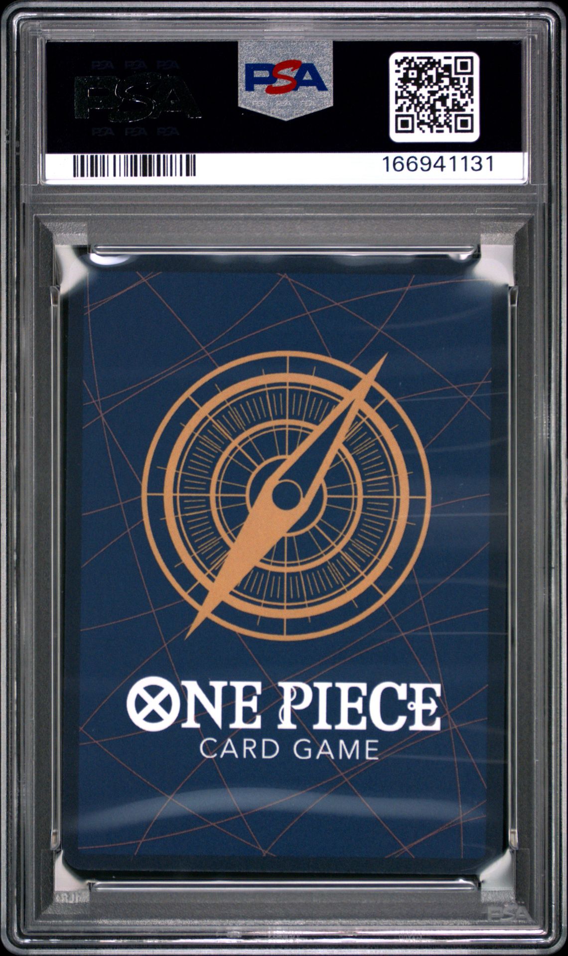2025 One Piece Promos Monkey D. Luffy #109 (Illustration Box Vol.3) Gem Mt 10 back view - PSA certificate #166941131