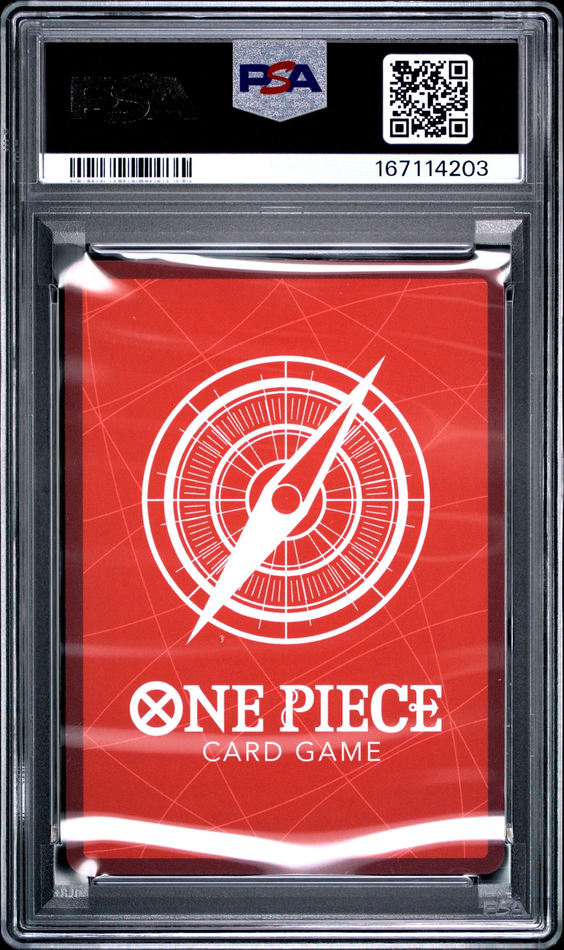2024 One Piece Op08-Two Legends Tony Tony Chopper #001 (Alternate Art) Gem Mt 10 back view - PSA certificate #167114203